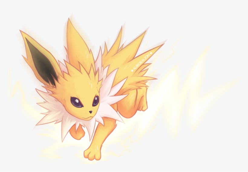 #135 Jolteon Used Thunderbolt And Discharge, transparent png #6558263