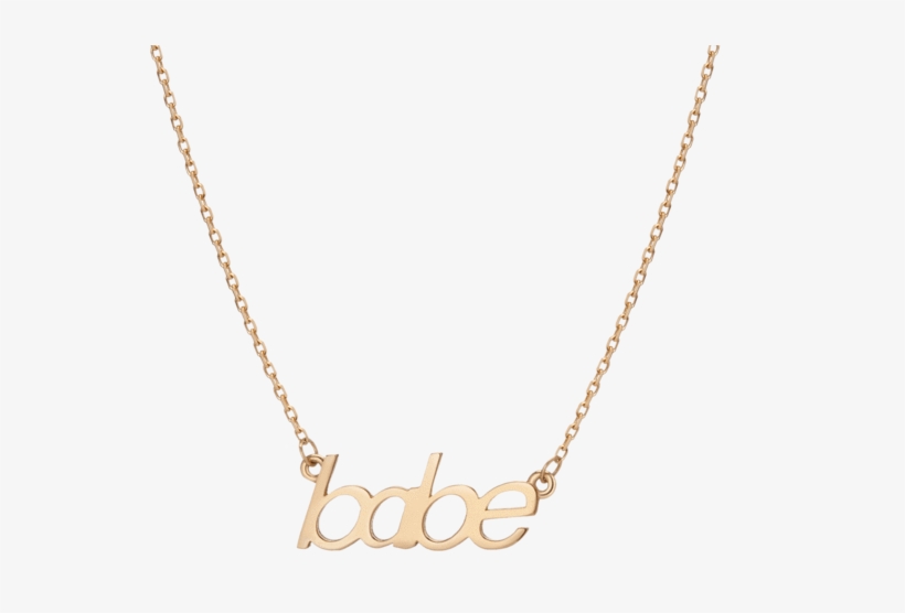 Babe Necklace Yellow Gold Vermeil 14k Yellow Gold 18k, transparent png #6558990
