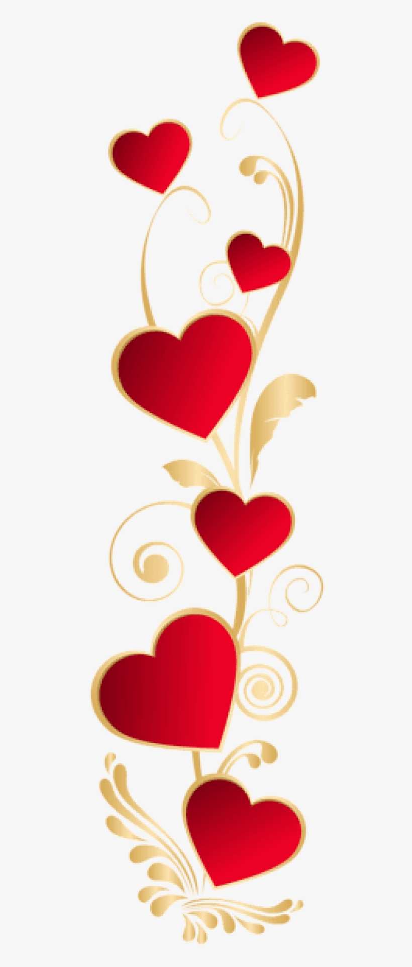 Hearts Background Png, transparent png #6560373