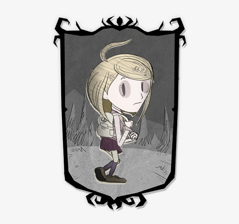 Kaede Akamatsu In The Style Of Don't Starve, transparent png #6560795