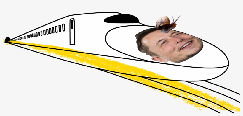 Elon Musk's Snail Is 14 Times Faster Than His Boring, transparent png #6561780