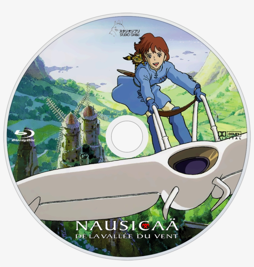 Nausicaä Of The Valley Of The Wind Bluray Disc Image, transparent png #6562287