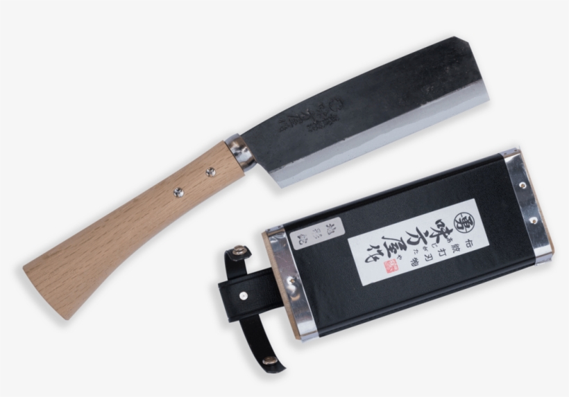 Ajikataya Jigata Hatchet 165mm Magnolia Handle, transparent png #6563681