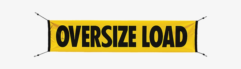 Oversize Load Vinyl Banner With Bungees 12 Inch X 72, transparent png #6564080