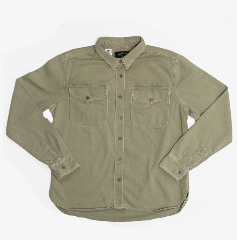 Utility Shirt - Army Green, transparent png #6564495
