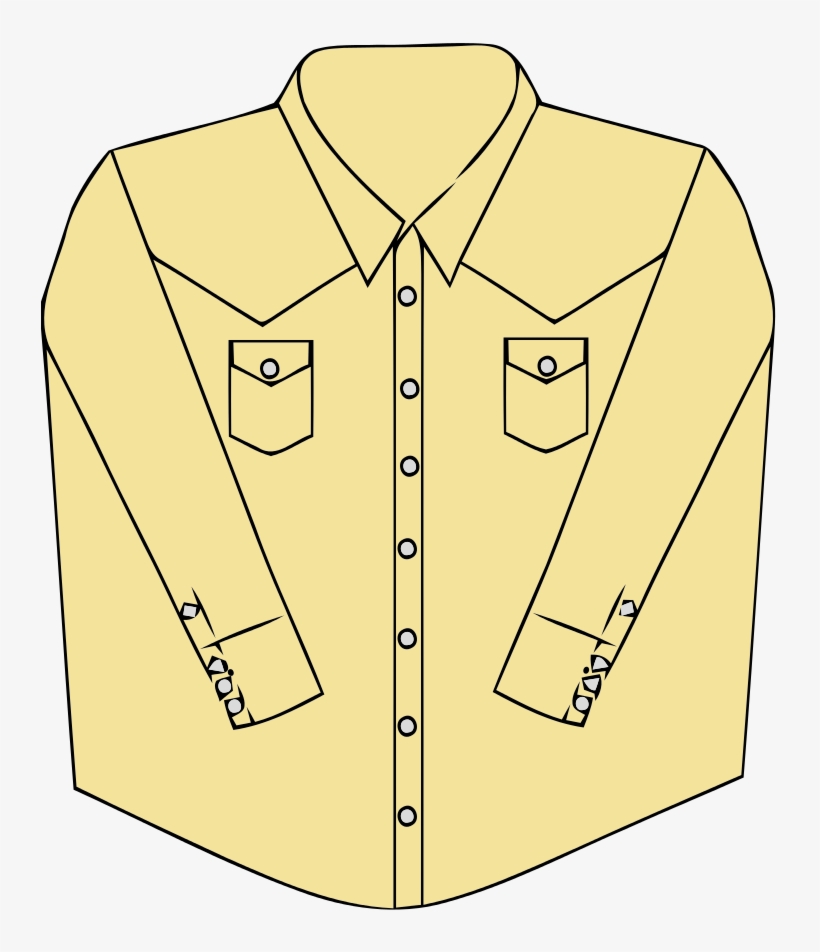 Pocket Drawing Western Shirt, transparent png #6564622