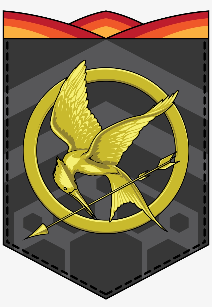 Hunger Games T-shirt Pocket Design, transparent png #6564820