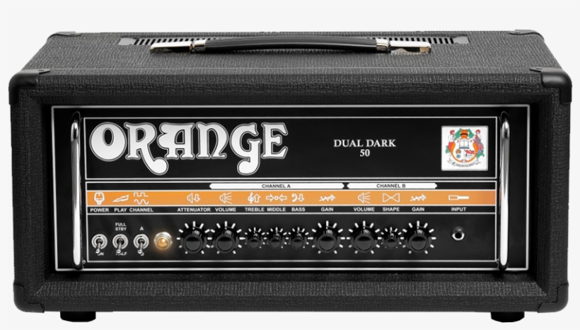 Orange Dual Dark 50 Guitar Amp Head, transparent png #6564959