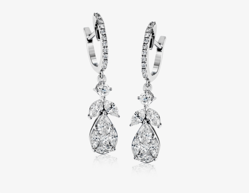 Diamond Earrings Png, transparent png #6567356