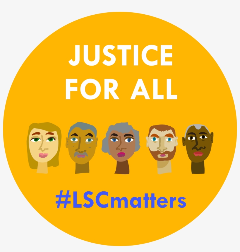 Justice For All Lsc Gold Button, transparent png #6569407