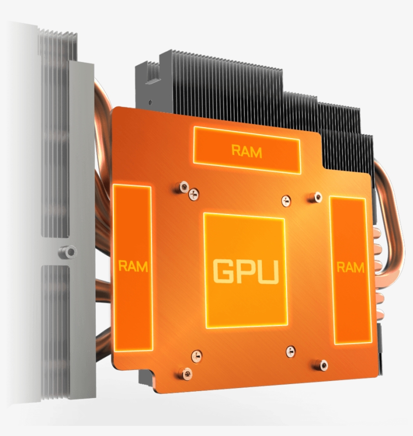 Base Plate Combines The Composite Heat Pipes To Efficiently, transparent png #6569519