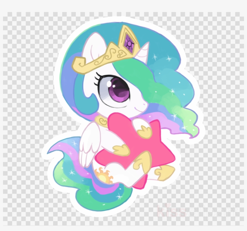 Mlp Adorable Celestia Clipart Pony Princess Celestia, transparent png #6570371