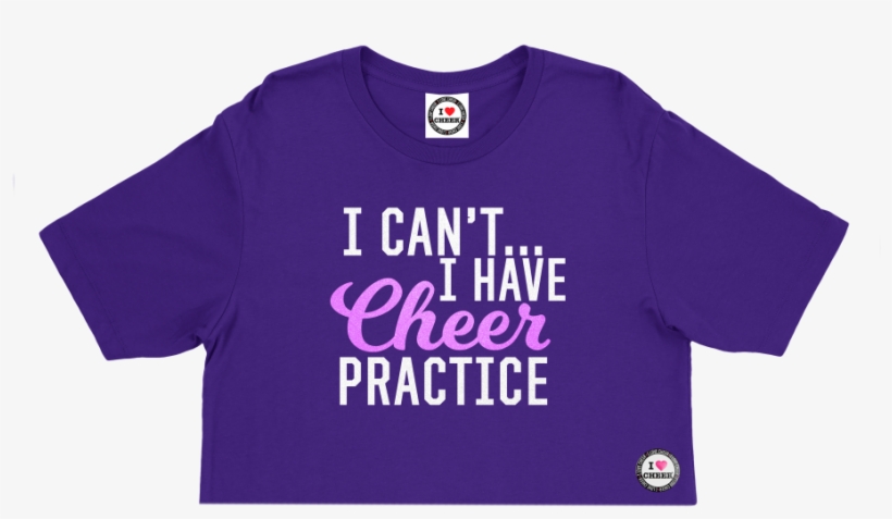 Kids Purple I Have Cheer Practice I Love Cheer® Glitter, transparent png #6570567