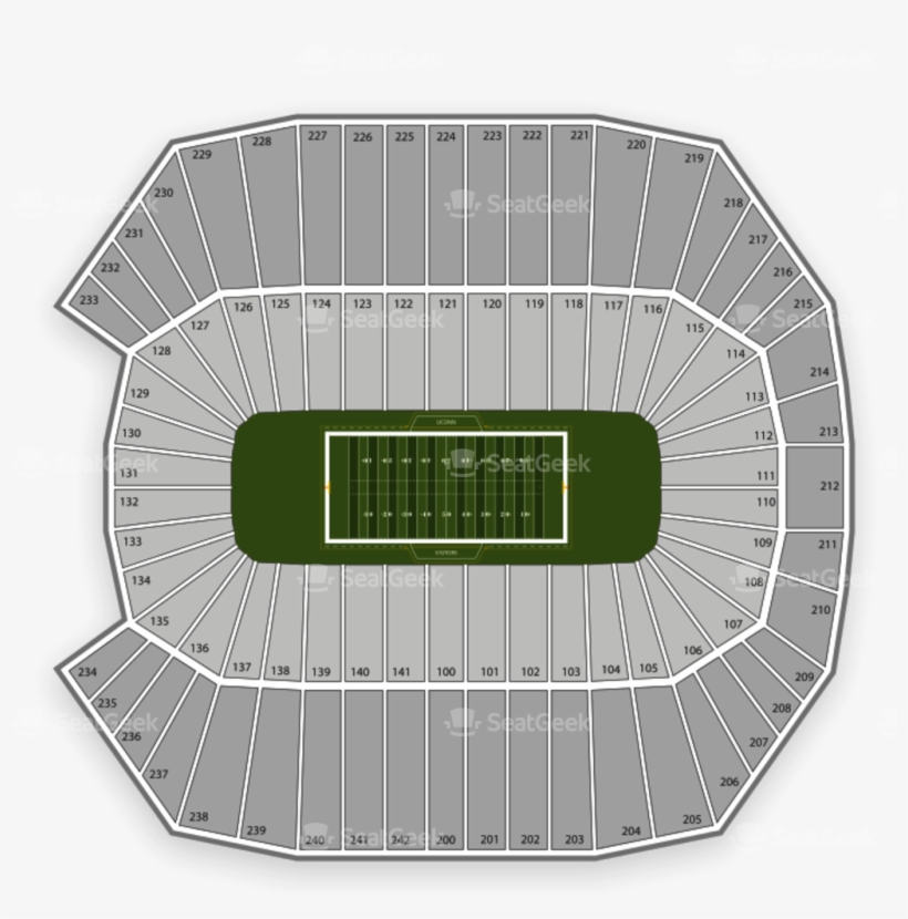 Pratt & Whitney Stadium At Rentschler Field Seating, transparent png #6571914