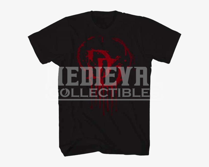 Dripping Daredevil Logo T-shirt, transparent png #6573349