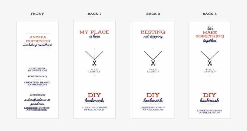Diy Bookmark Mini Business Cards, transparent png #6575101