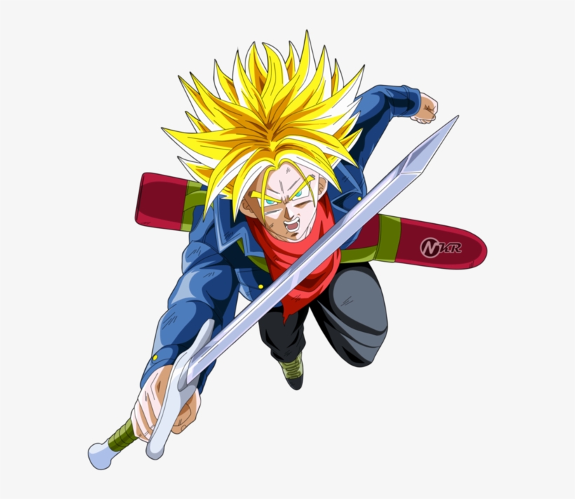 Future Trunks Vs Majin Vegeta, transparent png #6575740