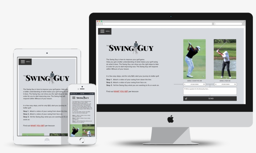 The Swing Guy Is Here To Improve Your Golf Game, transparent png #6576718