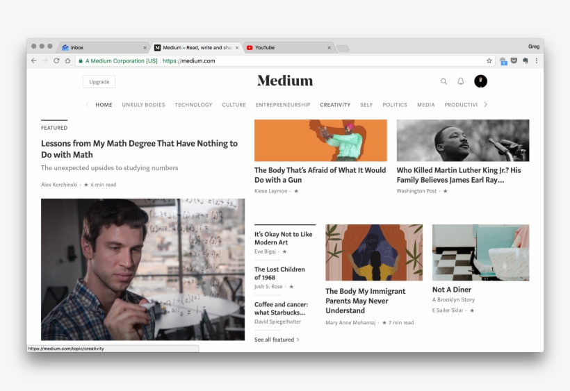 Gmail, Medium, And Youtube Are All Blocked By China's, transparent png #6577514