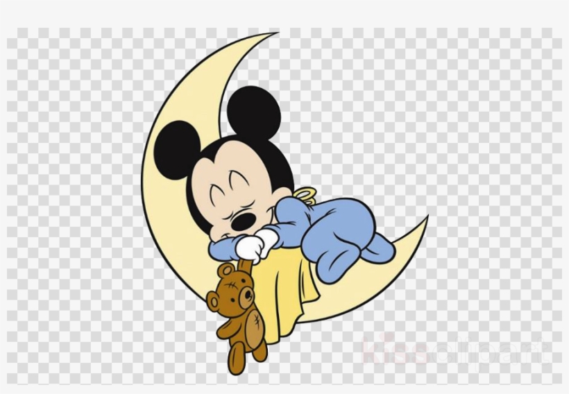 Baby Mickey Mouse Sleeping Clipart Mickey Mouse Minnie, transparent png #6578999