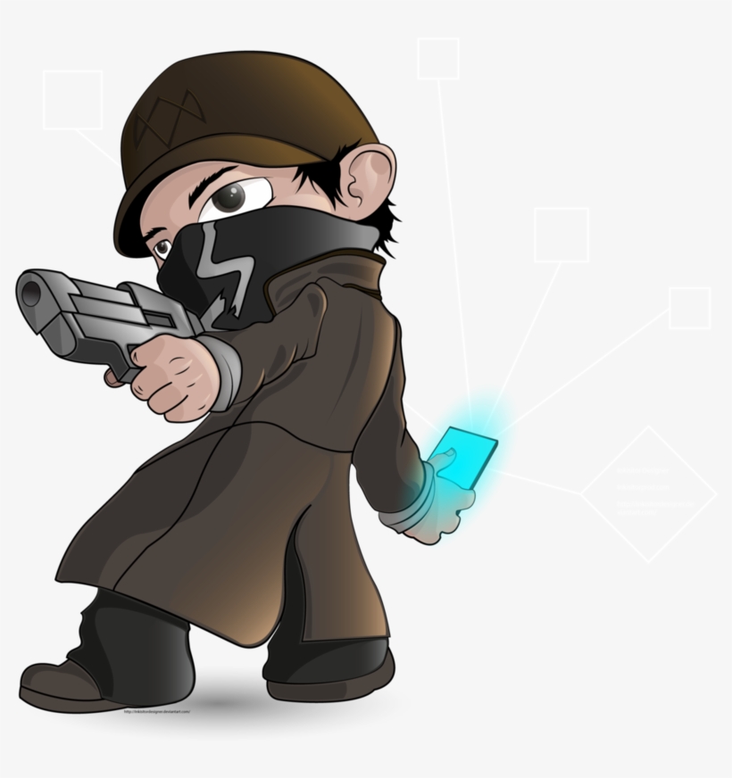 Watch Dogs Png Masked Character, transparent png #6580312