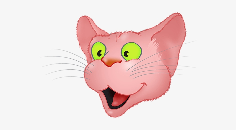Pink Cat Emoji Messages Sticker-2, transparent png #6580315
