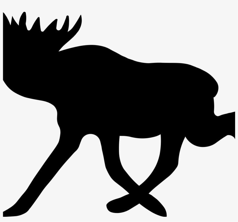This Free Icons Png Design Of Warning Moose Roadsign, transparent png #6580882