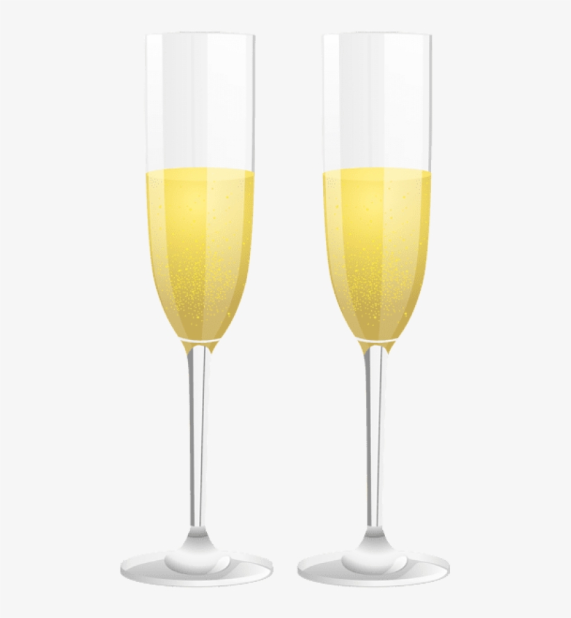 Free Png Two Champagne Glasses Png Images Transparent, transparent png #6581004