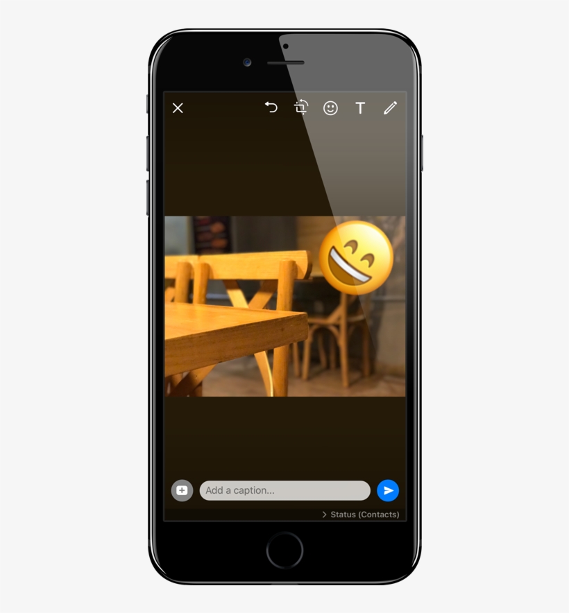 Second Allows You To Add An Emoji, transparent png #6581463