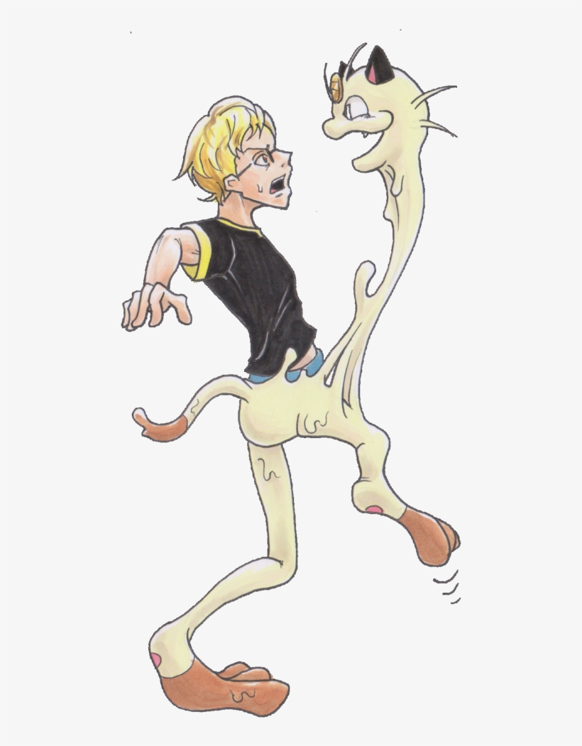356kib, 600x1034, Goowey Meowth 02 By Midorimushig-d8041gg, transparent png #6582037
