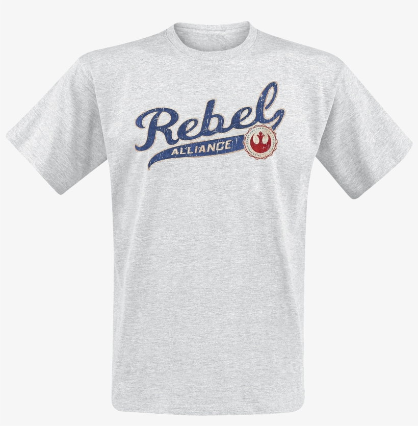 Rebel Alliance Camiseta Gris/melé Mezclado 97% Algodón, transparent png #6582341