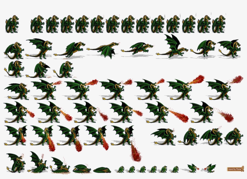 Th Heroes2-draggreen Icon ], transparent png #6582944