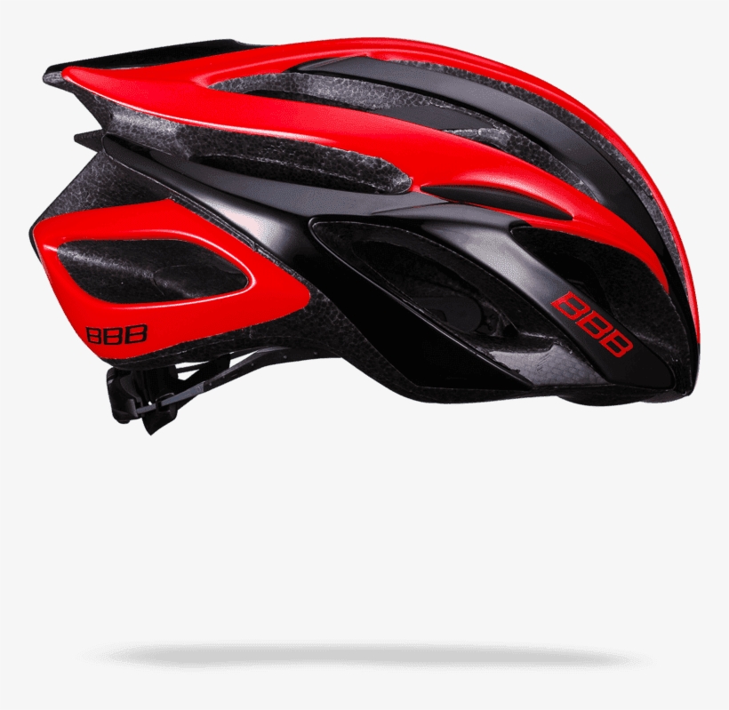 Bbb Bhe-01 Falcon Race Fietshelm Zwart/rood, transparent png #6583996