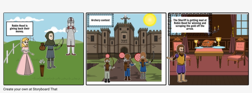 Robin Hood Wins The Sheriffs Golden Arrow, transparent png #6585441