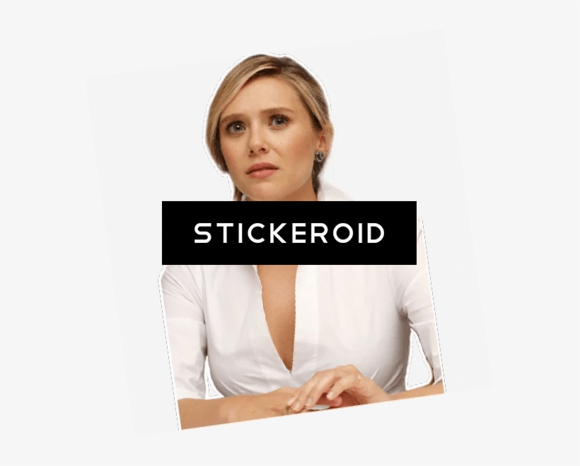 Elizabeth Olsen Reaction, transparent png #6586780