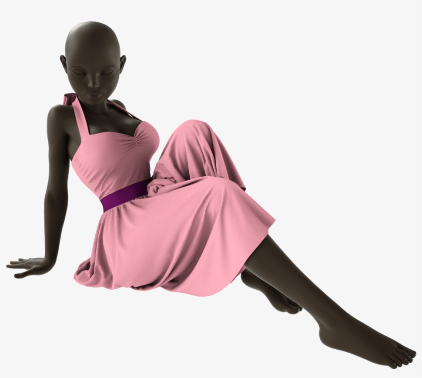 Marvelous Designer Garment File Of Polka Dress Dynamic, transparent png #6588370