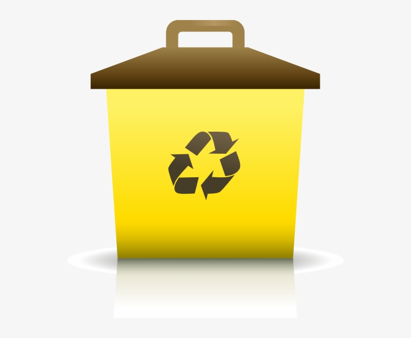 How To Set Use Yellow Recycling Container Icon Png, transparent png #6588633