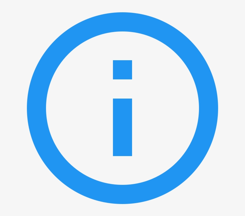 Google Material Design Info Outline, transparent png #6589629