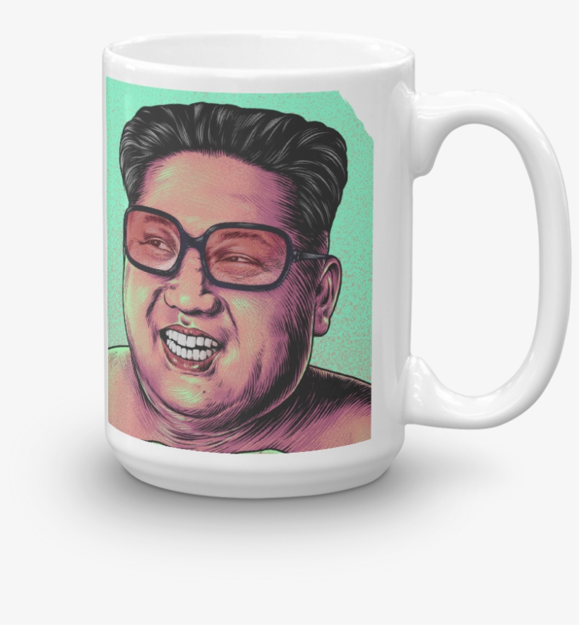 Kim Jong Un Happy Supreme Leader Funny Political Mug, transparent png #6592132