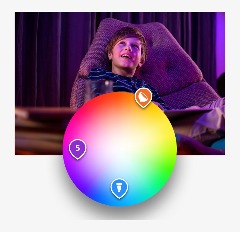 Colour Changing Bulbs With App, transparent png #6592392