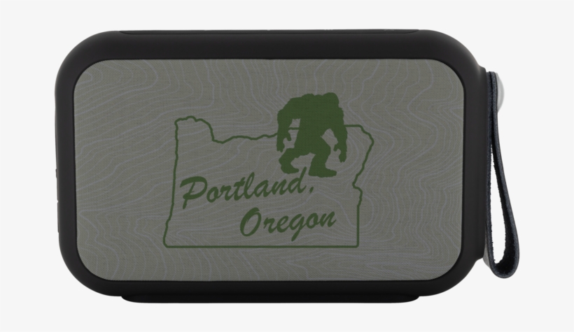 Portland Oregon Bigfoot Bluetooth Speaker, transparent png #6592991