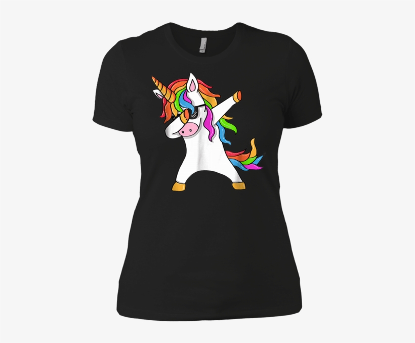 Dabbing Unicorn T Shirt, transparent png #6593268