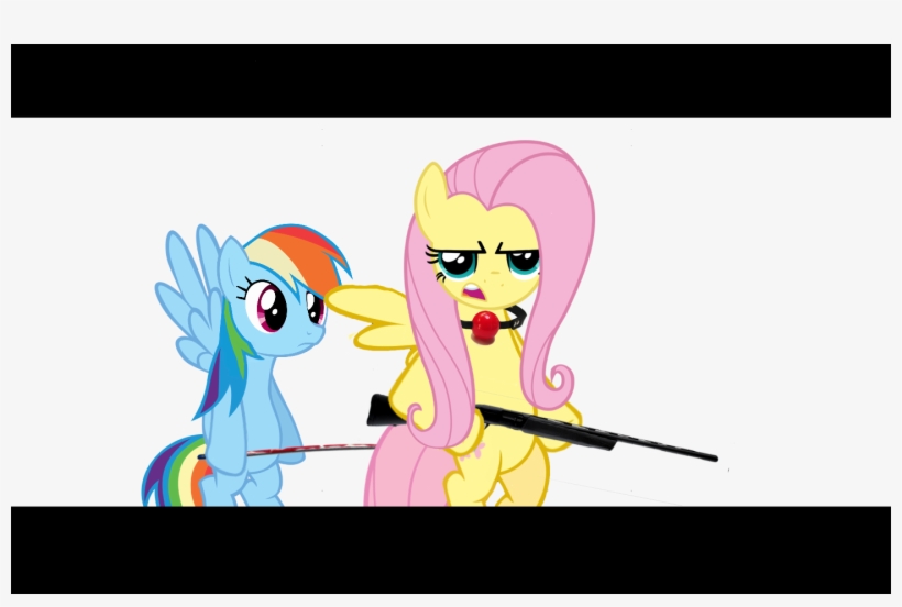 Ballgag, Fluttershy, Gag, Gun, Katana, Pulp Fiction,, transparent png #6593626