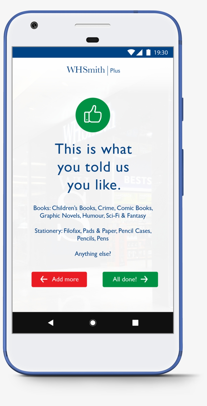 By Asking The Customer What They Look For In A Whsmith, transparent png #6594306