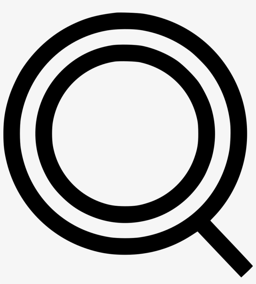 Search Find Look Zoomin Magnifying Glass Closeup Comments, transparent png #6595325