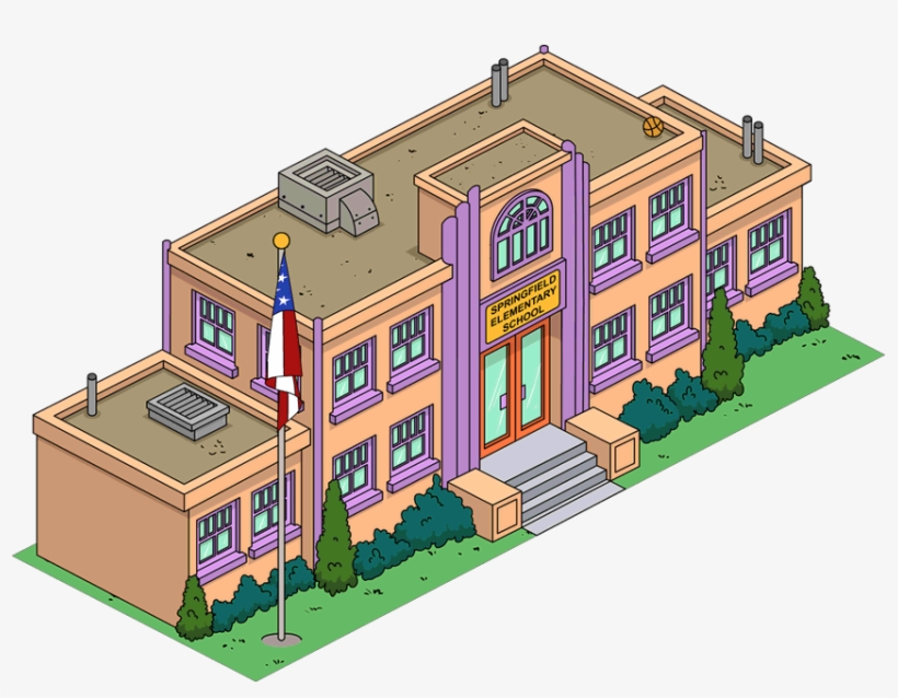 Springfield Elementary The Simpsons Tapped Out Wiki, transparent png #6595377