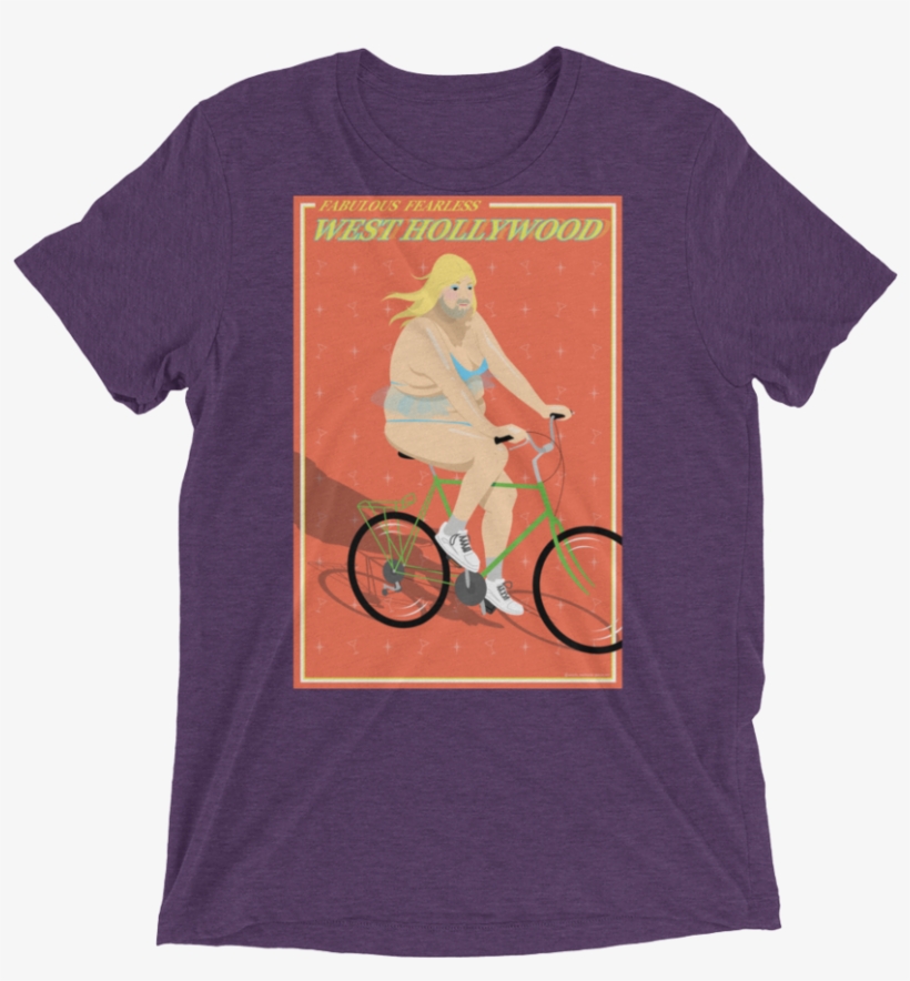 Cyclist Triblend T Shirt Swish Embassy, transparent png #6595539