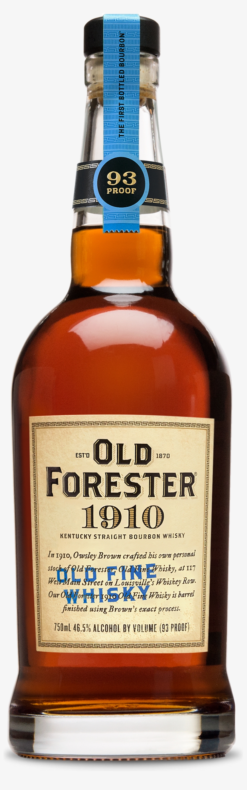 1910 Old Forester Old Fine Whiskey, transparent png #6597384