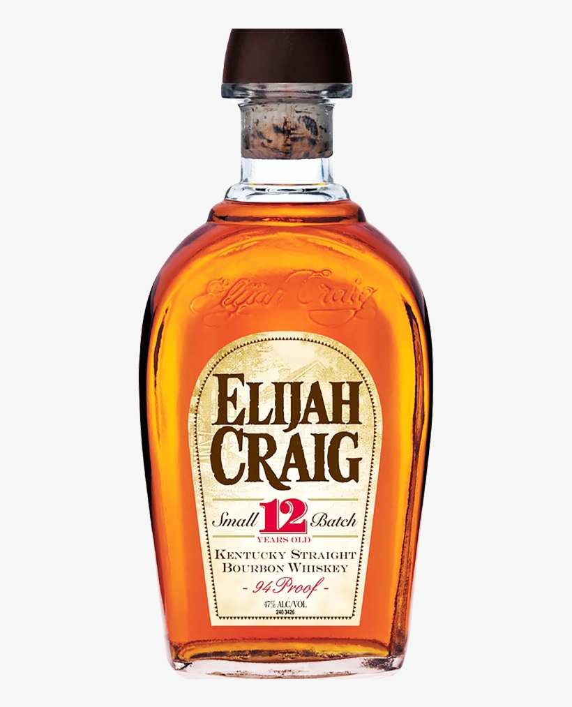 Elijah Craig Small Batch Bourbon Whiskey Free Transparent Png