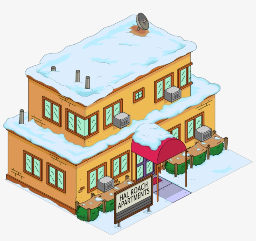 Tapped Out Hal Roach Apartments Game Files, transparent png #6597943